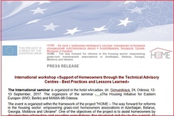           Press release on training Odessa (Eng)